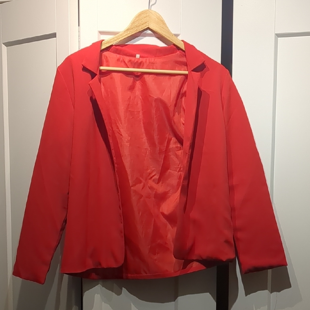 Women's Red Blazer